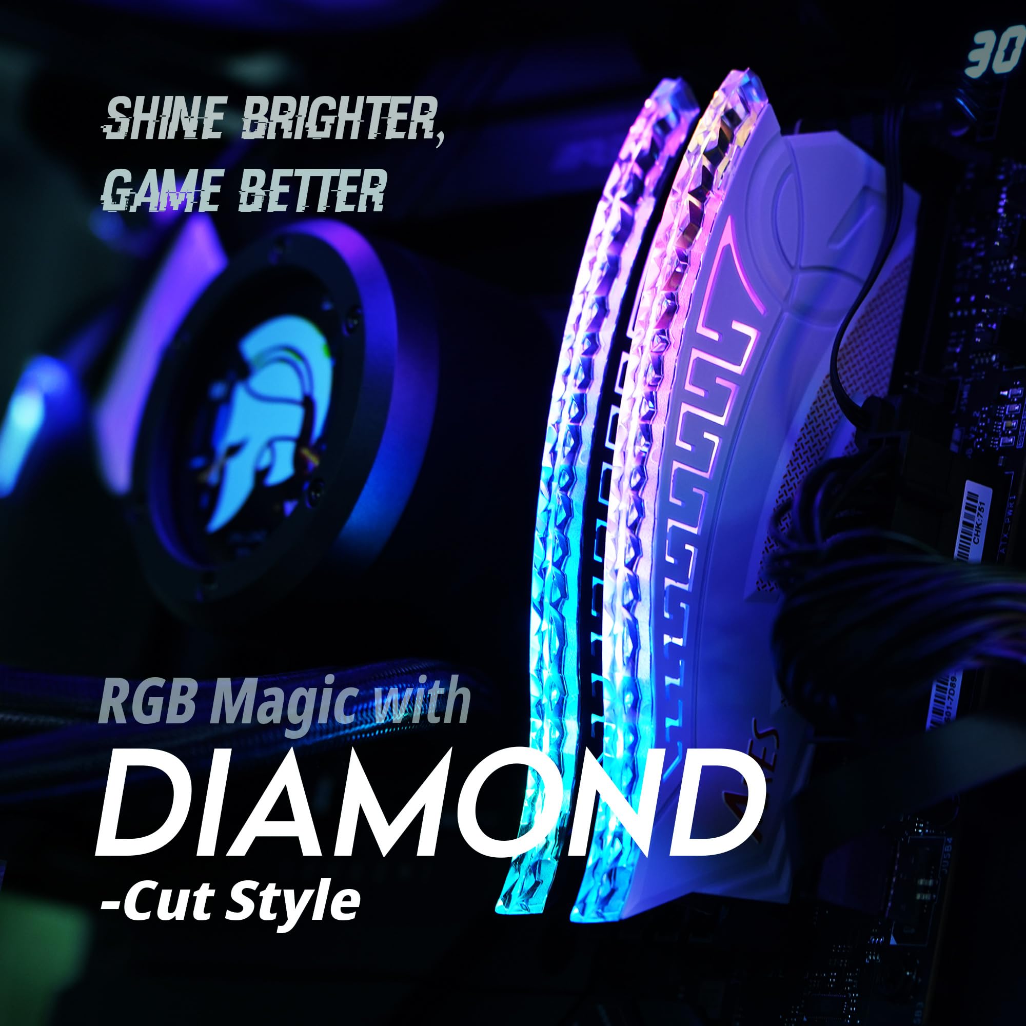 DATO ARES Armor Pro RGB Gaming DDR4 16GB (2x8GB) 3600MHz CL18 XMP